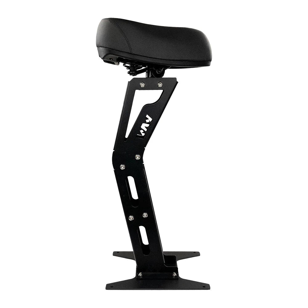 Full side view of the Voro Motors reinforced seat for EMOVE Cruiser, designed for enhanced rider comfort.