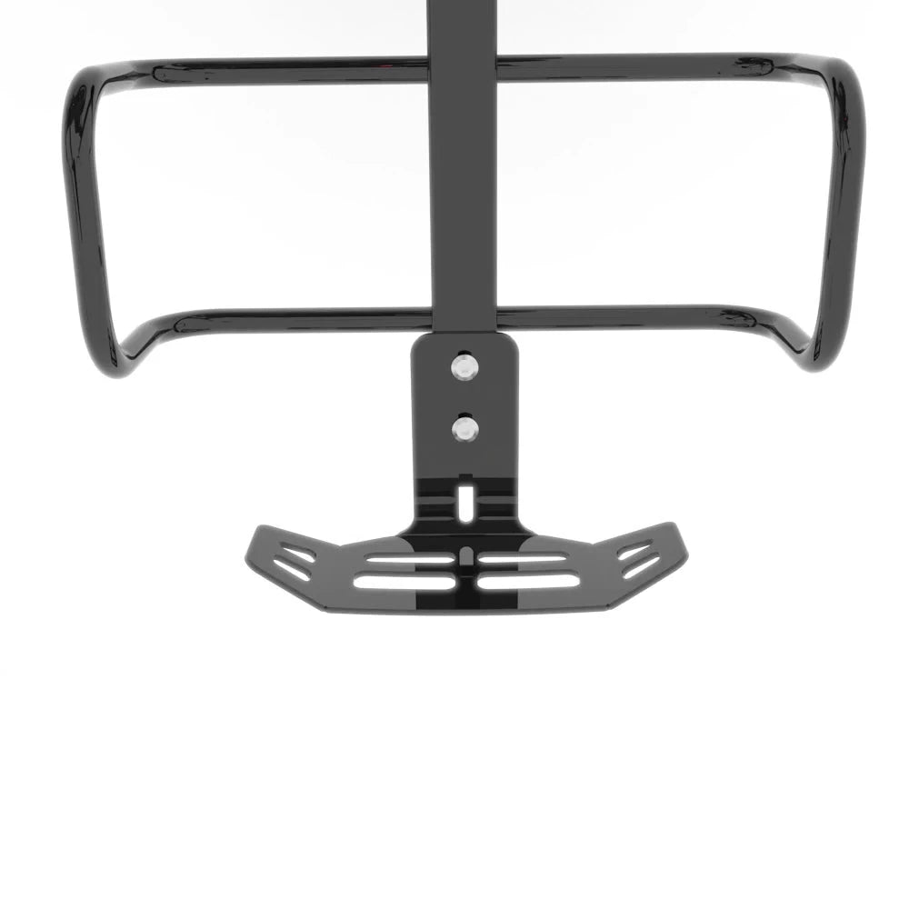 Golf rack base close-up – secure storage of your golf clubs, to, from and around the golf course.