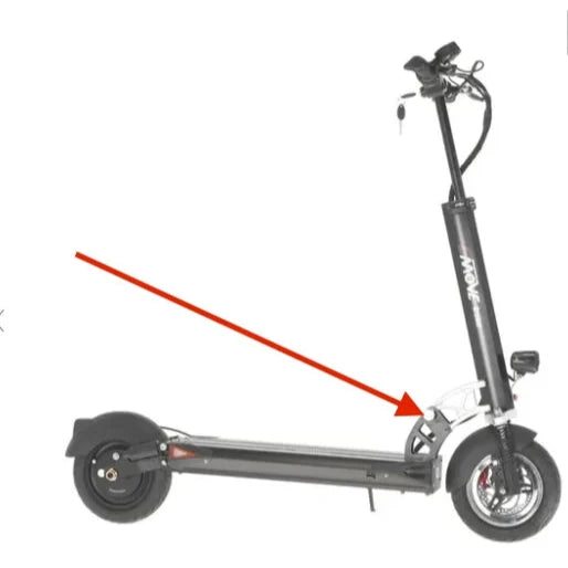 S-Knob Locking Pin installed on the folding mechanism of EMOVE Cruiser electric scooter.