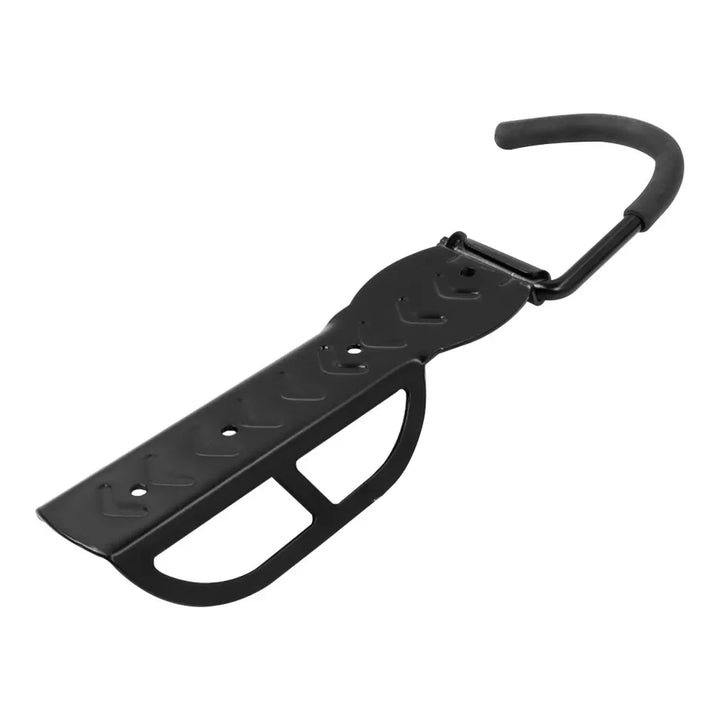 Rear wall side of heavy-duty steel scooter wall mount bracket.