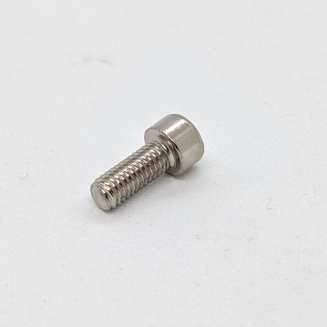 Side view of stainless steel M4 x 10mm replacement screw for Ninebot Max G30 deck cover