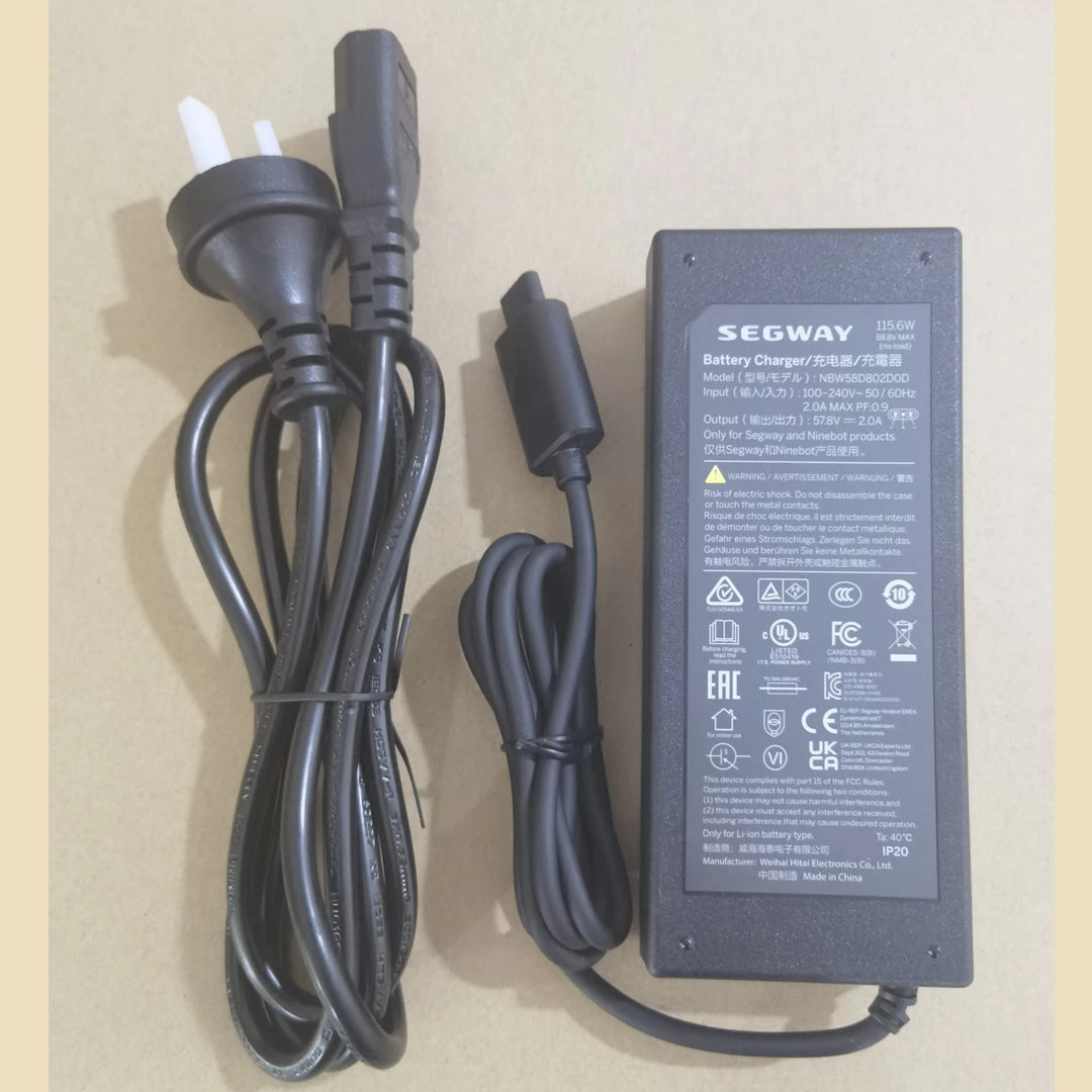 Genuine Segway GT1 GT2 electric scooter charger with Australian plug
