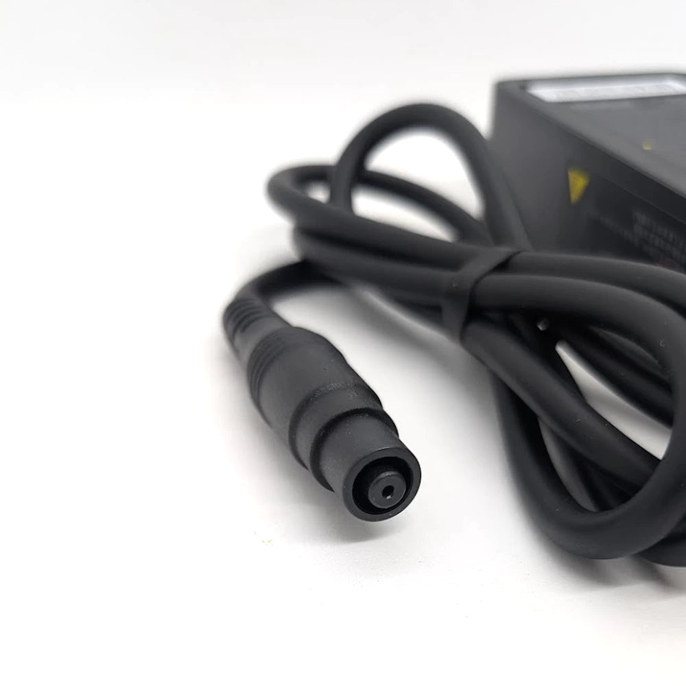 Segway Ninebot charger DC output plug close up
