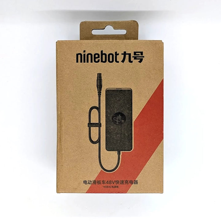 Segway Ninebot 53.6V 3.9A charger retail box front