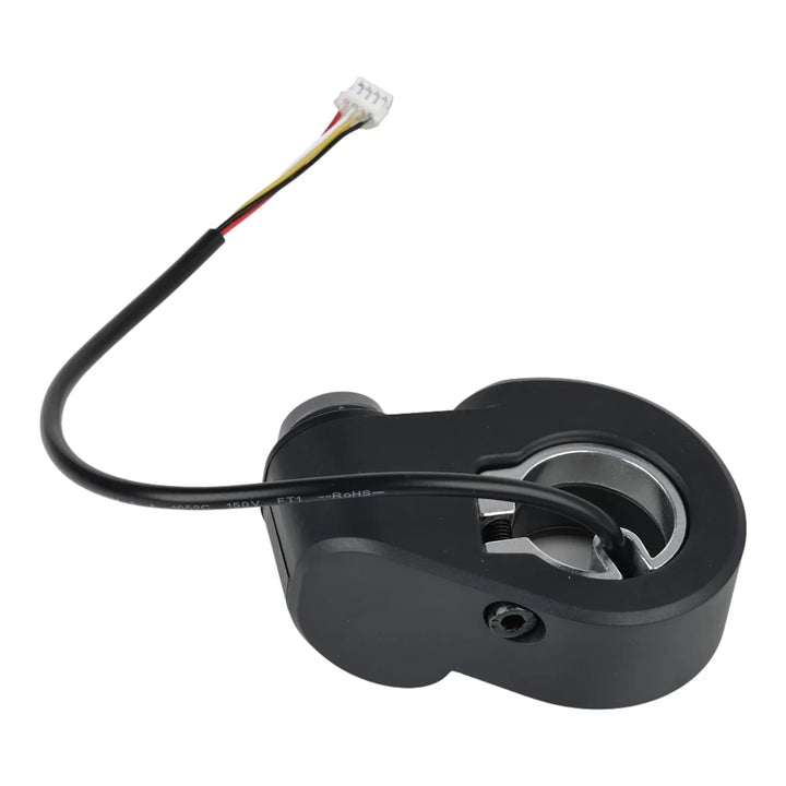 Underside view of Segway Ninebot Max G2 handlebar horn switch