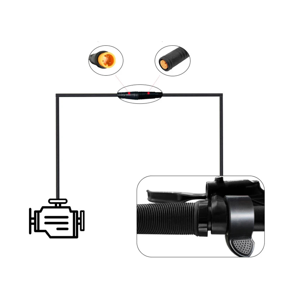 Bafang 270X ebike throttle installation guide left or right handlebar mounting