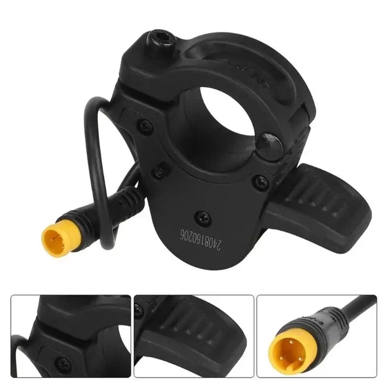 3-pin male Julet connector closeup for Kukirin G3 Pro thumb throttle