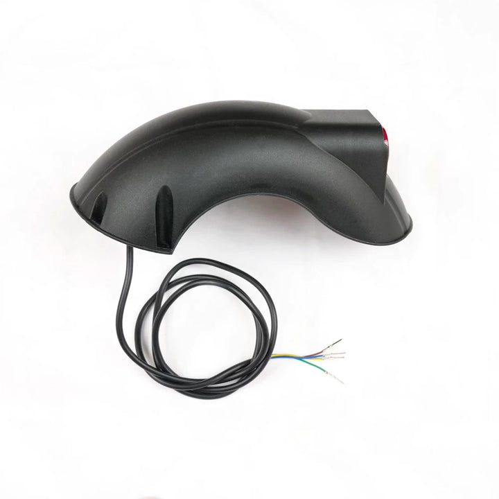 Rear Fender for EMOVE Touring with Wiring – Replacement rear fender for EMOVE Touring electric scooter, featuring a sleek black design and brake light wiring.