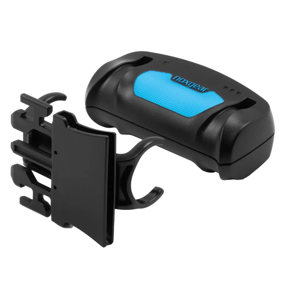  Rear view of NoxGear Tracer Lamp mounting clip detached from the light unit – close-up of clip design