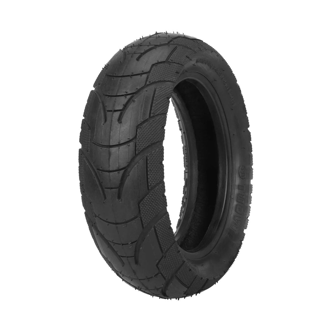 Hero view of the TUOVT 8.5x3 Outer tyre for Vsett 9, showing directional tread and stippled tyre shoulder for extra grip when cornering.