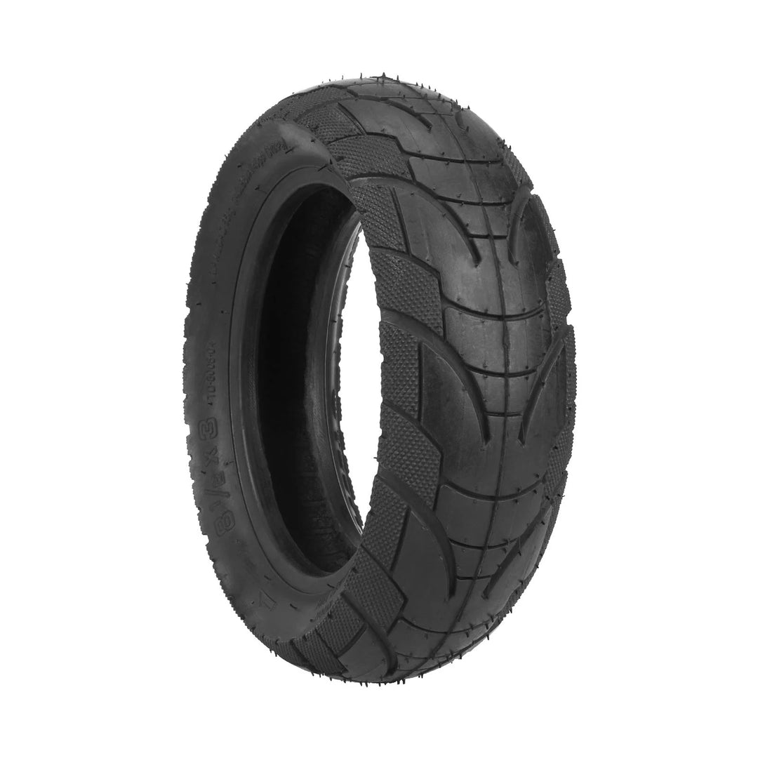 Front view of TUOVT 8.5x3 Outer tyre for Vsett 9/9+