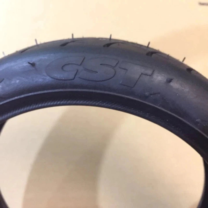 CST branding on 8.5-inch upgraded extra thick tyre for Xiaomi M365 Pro, known for durability and high performance.