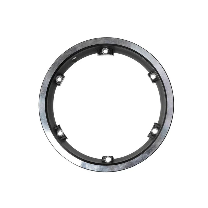 Front view of VSETT 10 detachable motor hub rim showing 6 mounting holes.