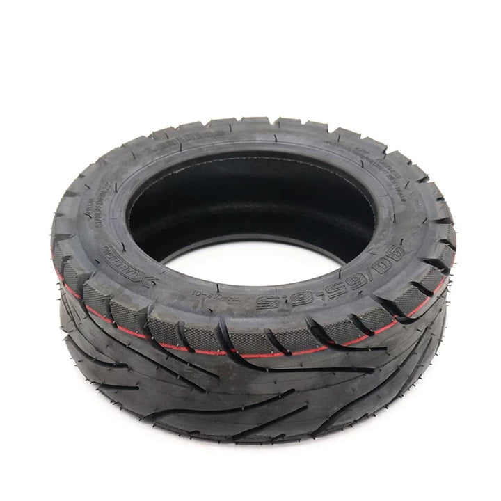 Flat tread view of XuanCheng 90/65-6.5 tubeless scooter tyre