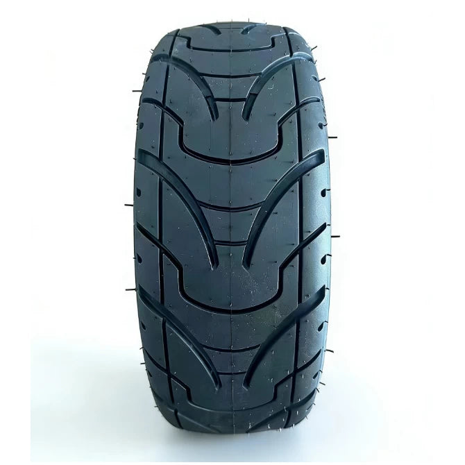 close up tread 70/50-6.1 scooter tyre showing grip pattern for Dualtron Mini Popular EcoMotion