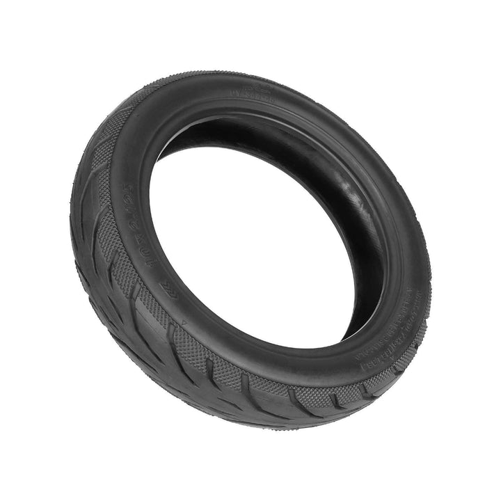 alternative angle 10x2.125 scooter tyre showing tread and sidewall Yuanxing tyre EcoMotion Australia