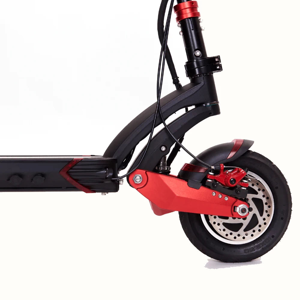 Brake Calliper fitted to the front of the Zero 10X Electric scooter.