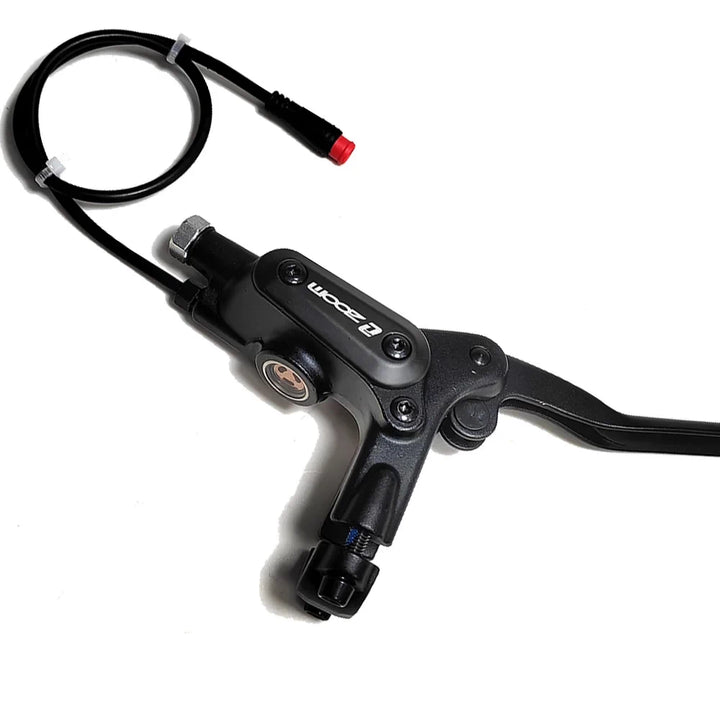 Zoom aluminium alloy hydraulic brake lever with 2-pin red Julet connector