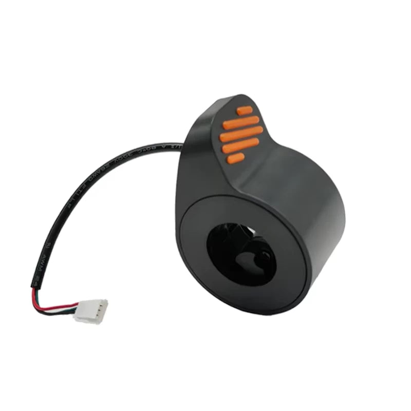 Aftermarket thumb throttle replacement for Segway Ninebot F20, F25, F30 and F40 electric scooters.