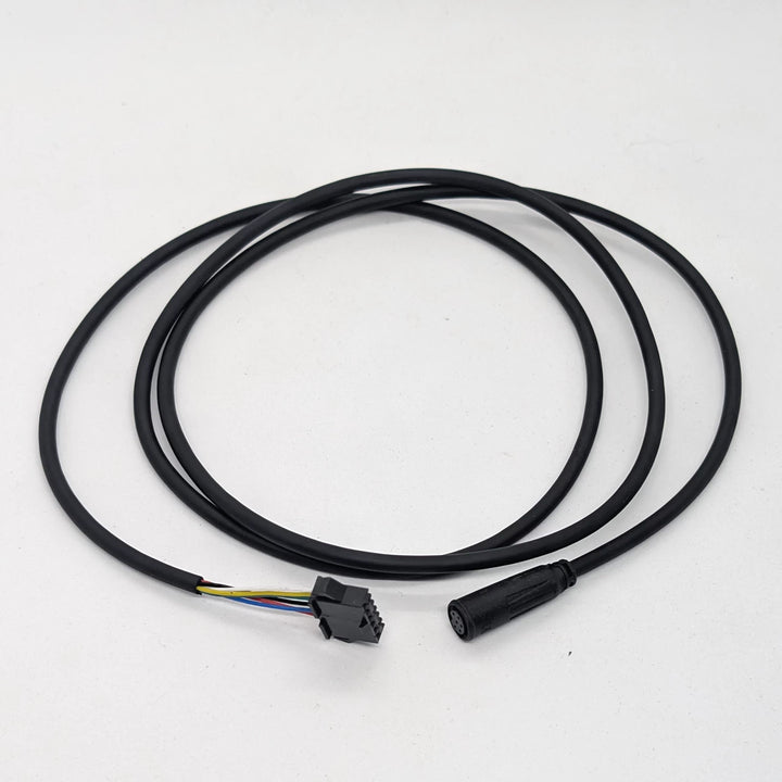 Complete 119cm OEM display cable for M10 electric scooters including Bexly Blackhawk and Apollo Phantom V2.