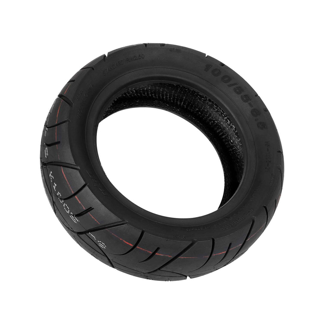 angled view 100/55-6.5 ULIP tyre high performance electric scooter tyre for Dualtron Thunder EcoMotion