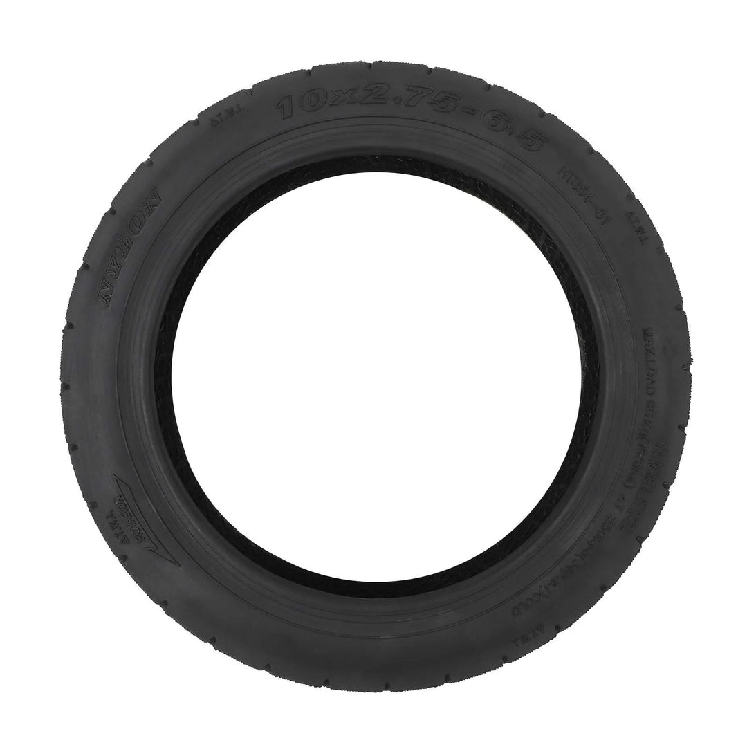 full side profile of 10x2.75-6.5 electric scooter tyre tubeless design