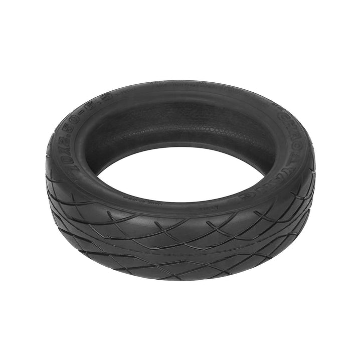 CHAOYANG 10x2.50-6.5 tyre laid flat, showing tread pattern and inner construction.