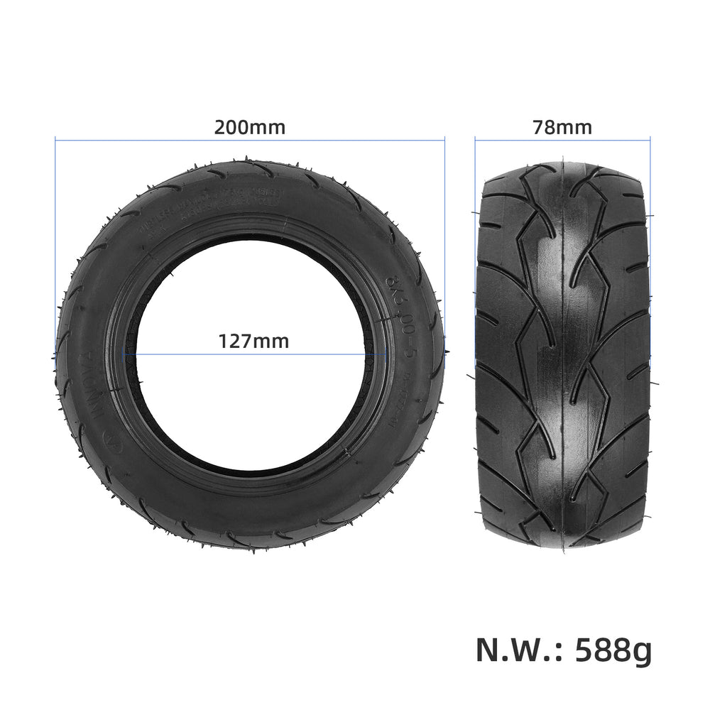 Innova 8x3.00-5 tyre dimensions width diameter specifications scooter tyre EcoMotion Australia