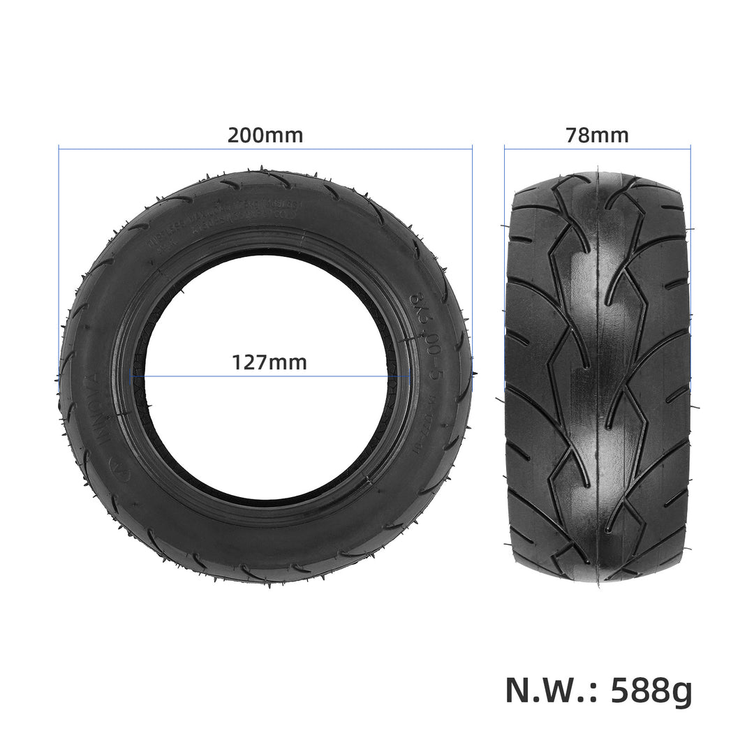 Innova 8x3.00-5 tyre dimensions width diameter specifications scooter tyre EcoMotion Australia