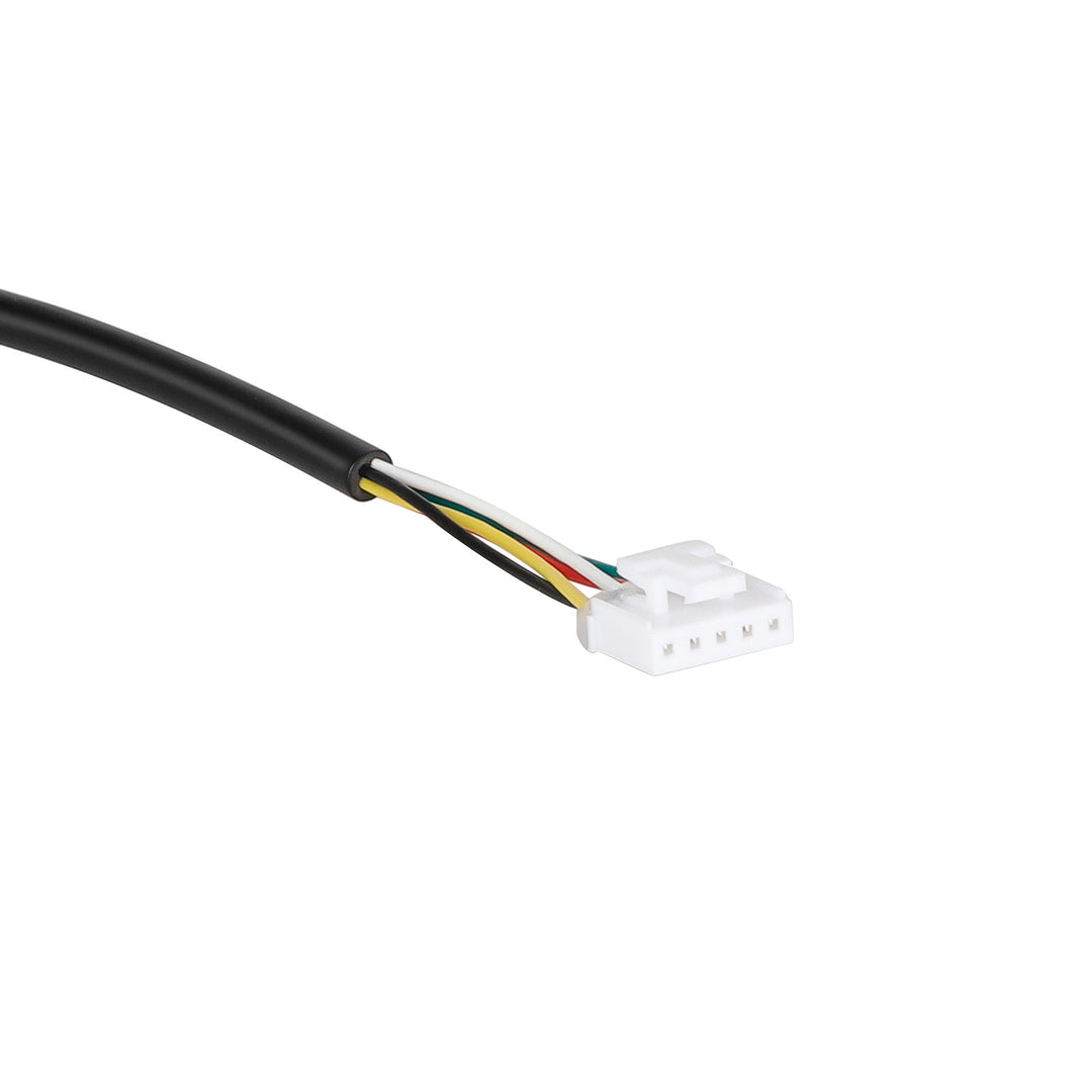 close-up of 5-pin flat connector for Kukirin horn and indicator switch wiring plug