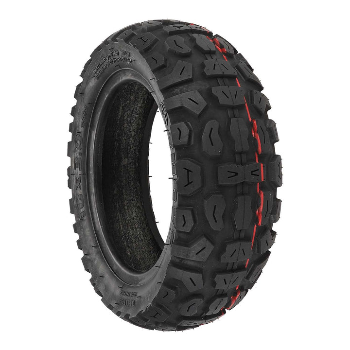 Hero view of the TUOVT 10x3.0 off-road self-healing tubeless tyre aggressive tread electric scooter tyre Australia