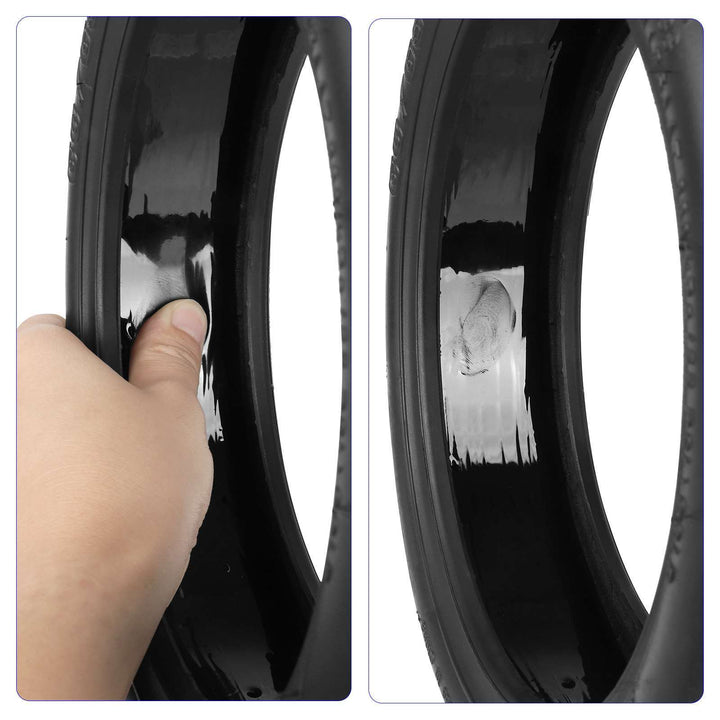 TUOVT 10x3.0 self-healing tyre puncture sealing demonstration electric scooter tyre EcoMotion Melbourne