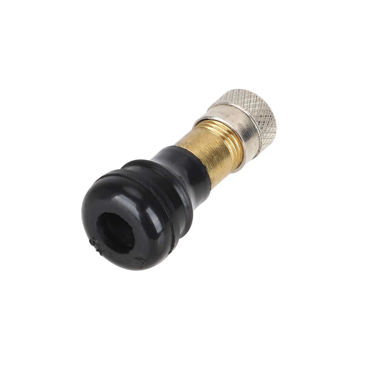 underside view of the rubber stopper on the extra-long straight valve