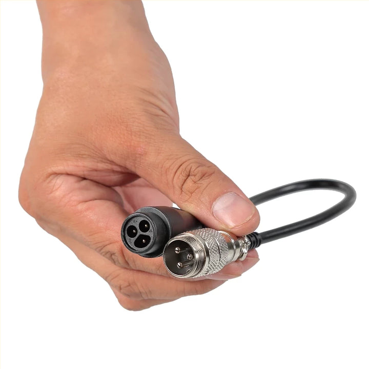 GX16 female to M20 male charging adapter for Minimotors scooters