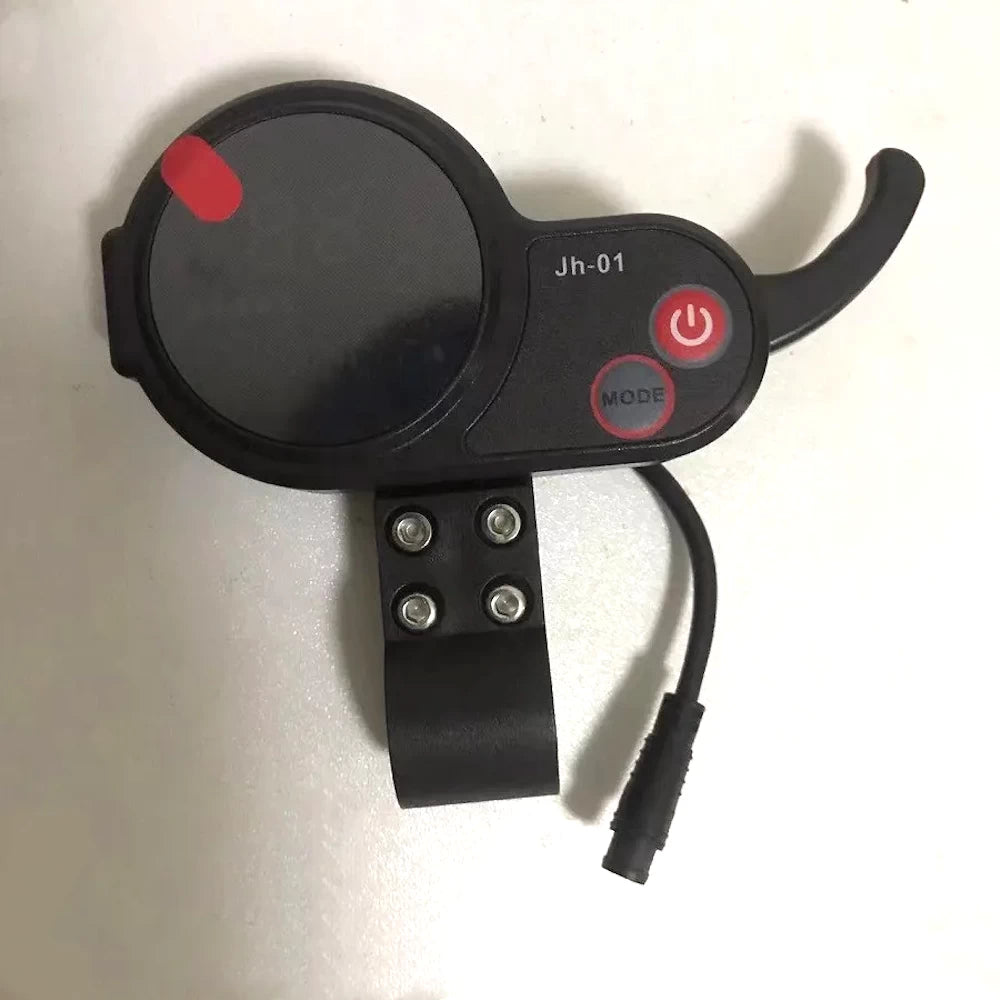 Front view Jh-01 electric scooter trigger throttle with LCD display and power button