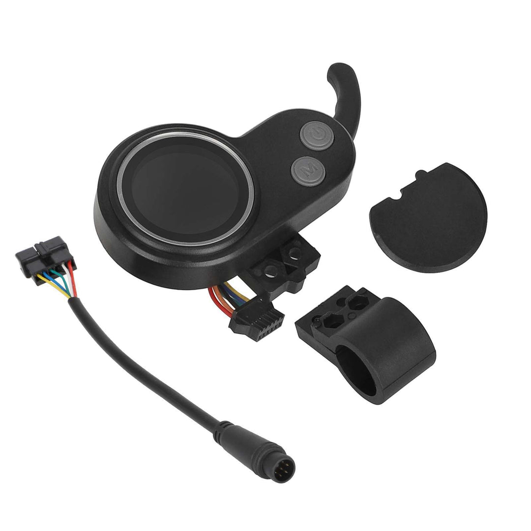 Handlebar clamp and 6-pin flat to round conversion plug for the JP trigger throttle