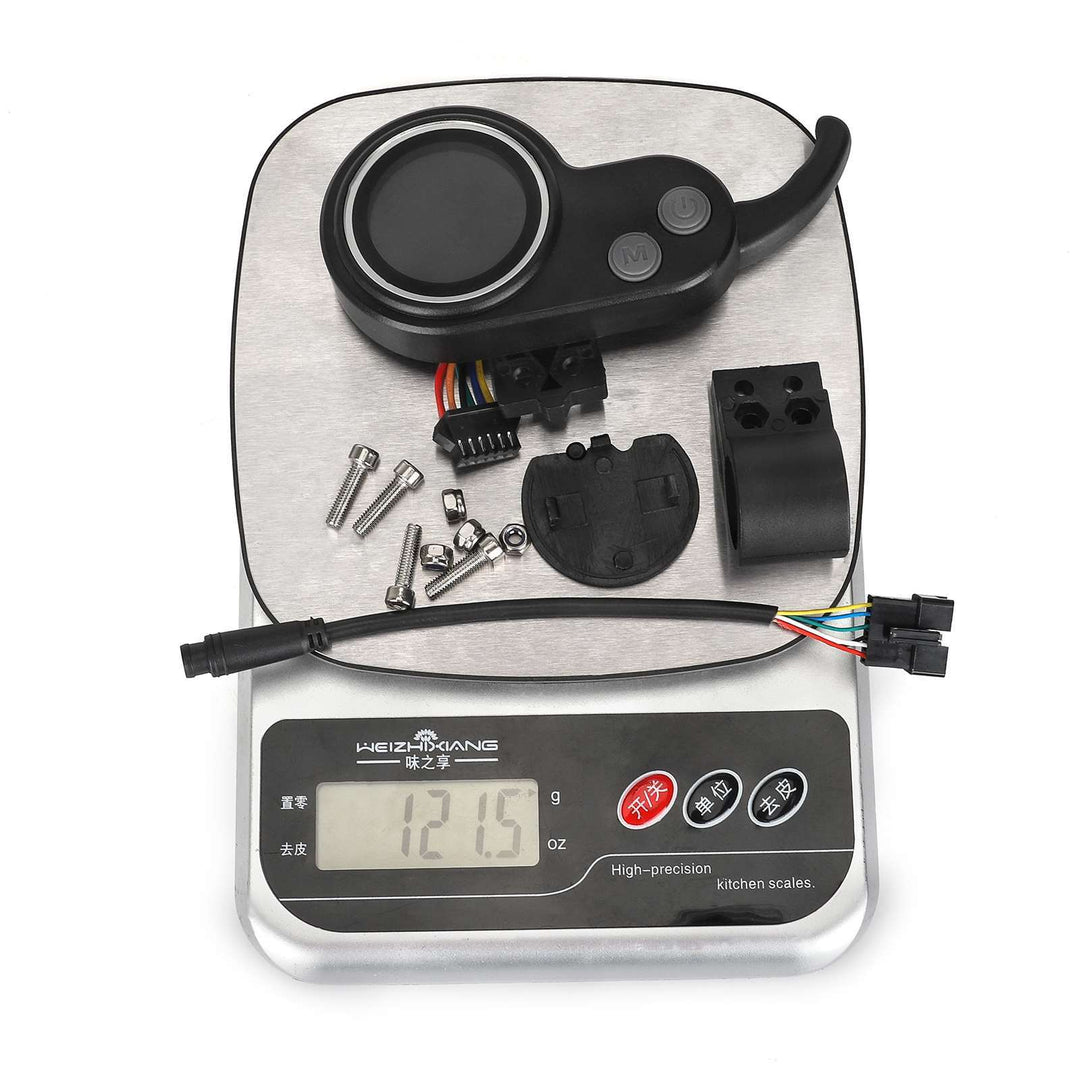 JP J&P trigger throttle showing weight of 121.5 grams