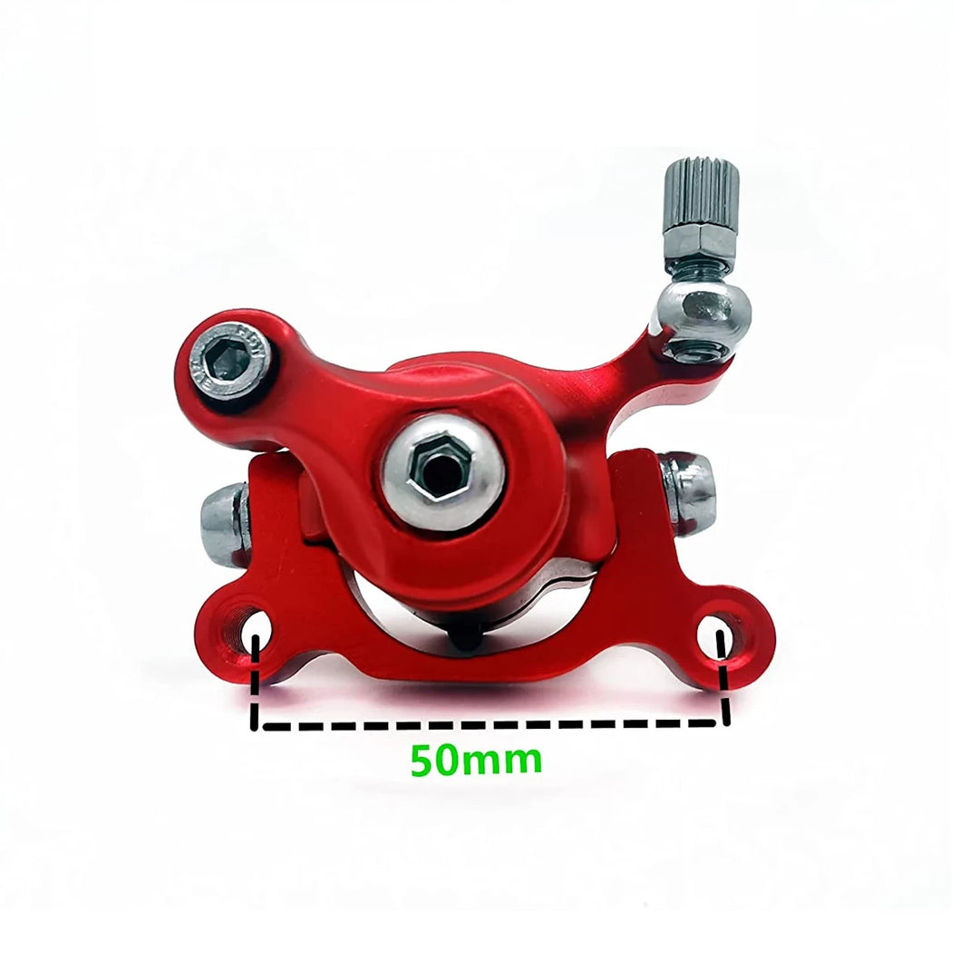 50mm mounting hole spacing on Kugoo G-Max electric scooter brake caliper