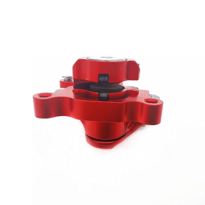 underside view of Kugoo G-Max electric scooter disc brake caliper