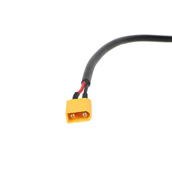 Close up of XT30 connector on original Kukirin G4 Max charging port replacement cable.
