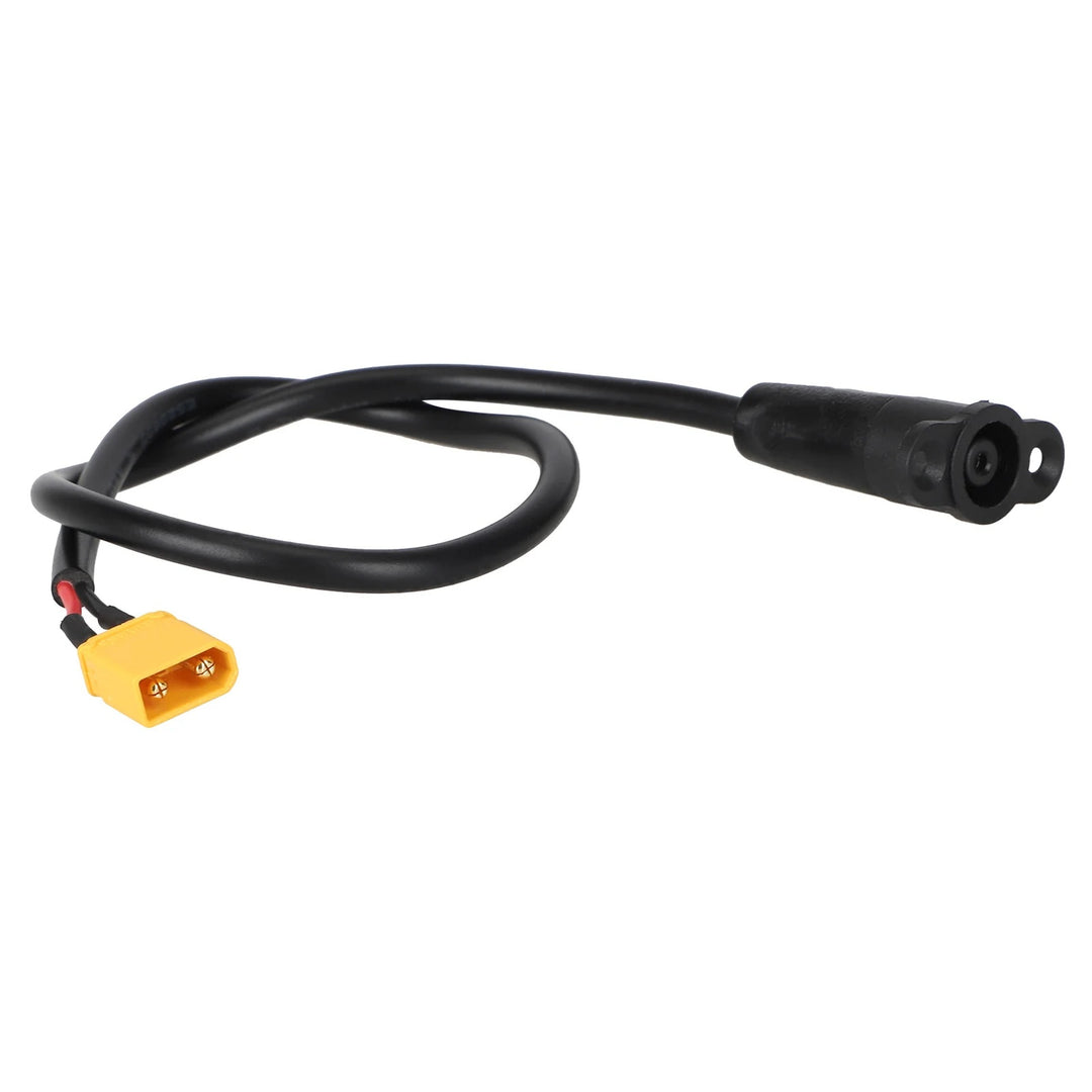 Close-up of XT30 connector on original Kukirin G4 Max charging port replacement cable.