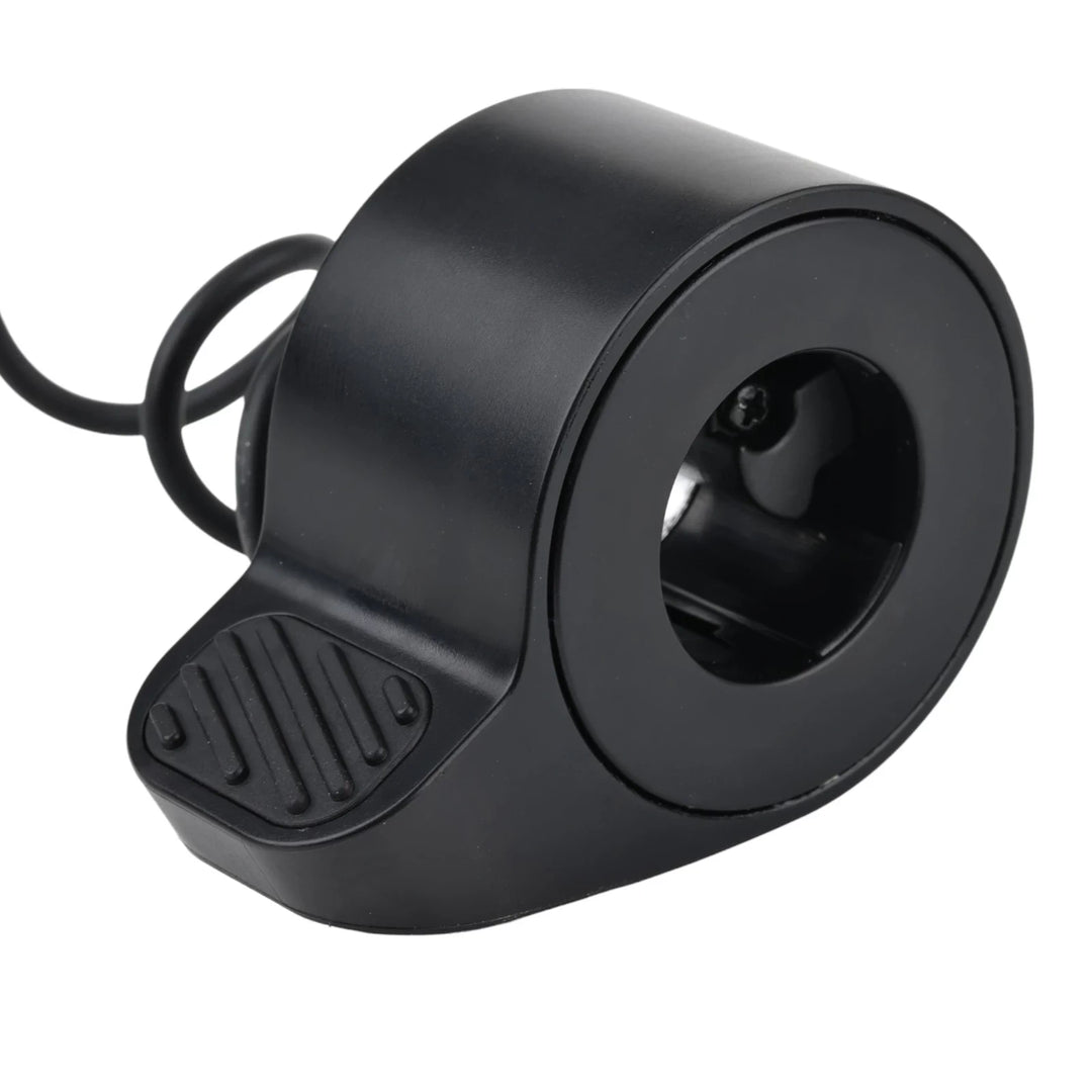 Original Segway Ninebot Max G2 throttle assembly replacement part with integrated cable and non-slip rubber thumb pad.