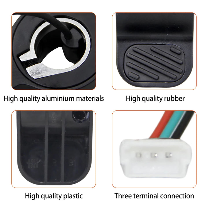 Original Segway Ninebot Max G2 throttle assembly replacement part showing high quality features of original manufacturing