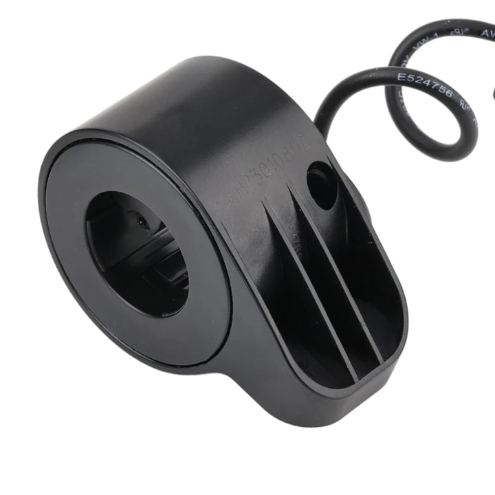 Underside view of Segway Ninebot OEM Max G2 throttle assembly replacement part with integrated cable.