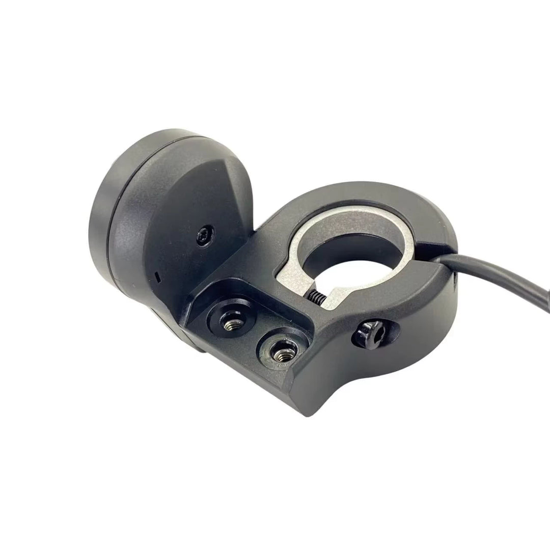 Rear of the Segway Ninebot combination switch showing the metal clamp insert and mounting points