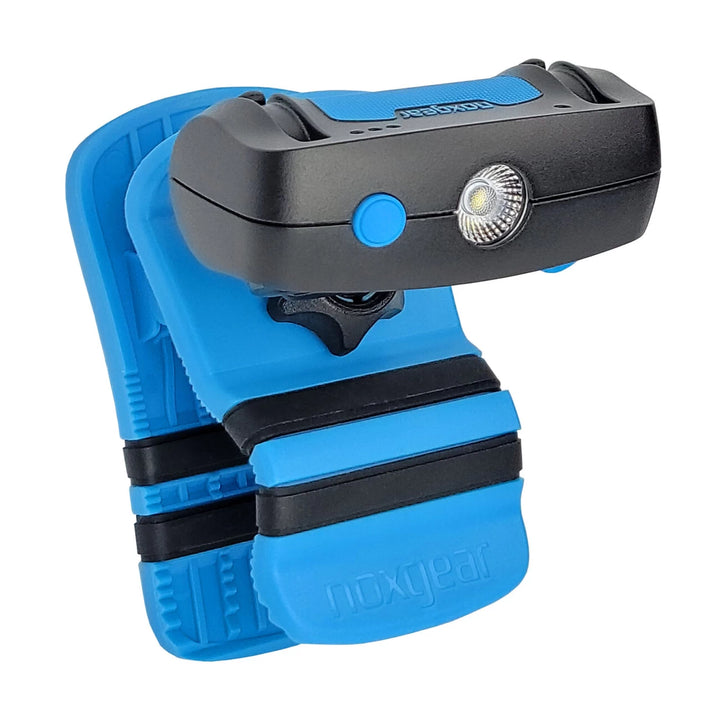 Noxgear 500 lumen USB-C Clip Anywhere rechargeable light with clamp and adjustable mount