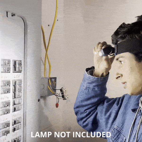 Noxgear Head Strap demonstrating Tracer Lamp as a hands-free head light
