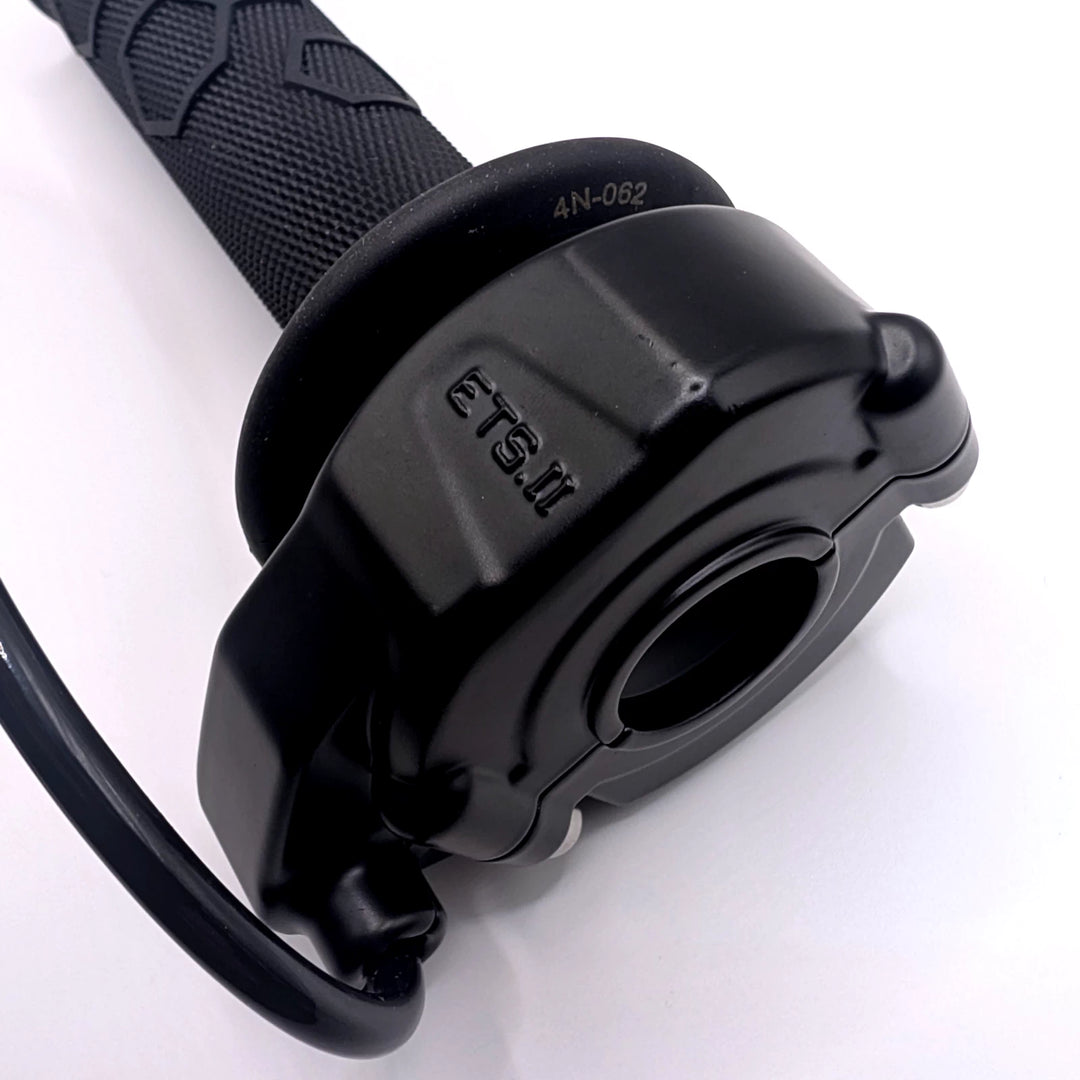 ETS.II marking on the original Surron Ultra Bee electronic throttle housing