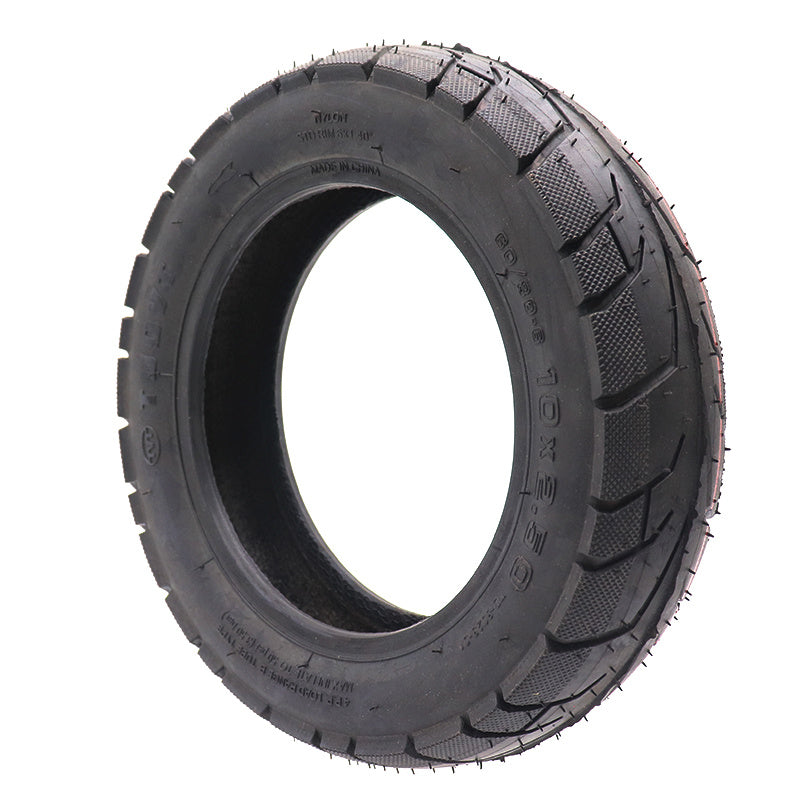 TUOVT 10x2.50 (60/80-6) electric scooter outer tyre with directional road tread pattern