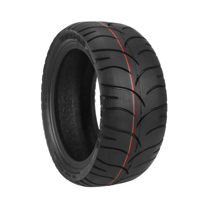 Front angle of TUOVT KGUSA 90/55-6.5 premium tubeless electric scooter tyre.